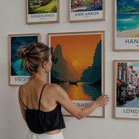 Kanchanaburi Poster - Thailand Travel Art