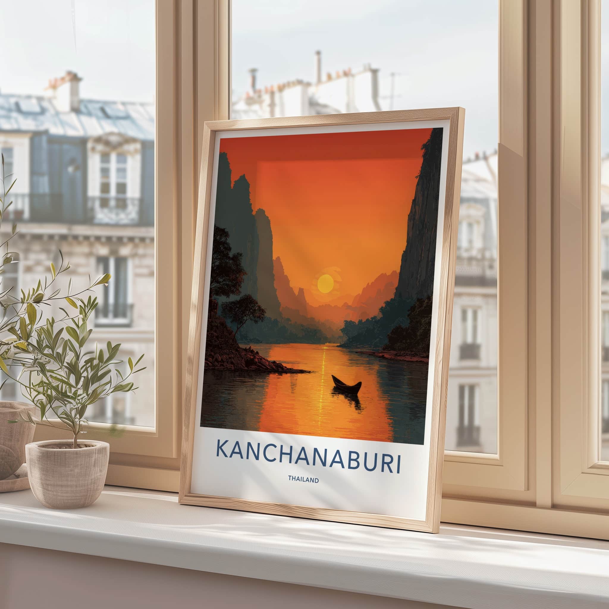 Kanchanaburi Poster - Thailand Art Print