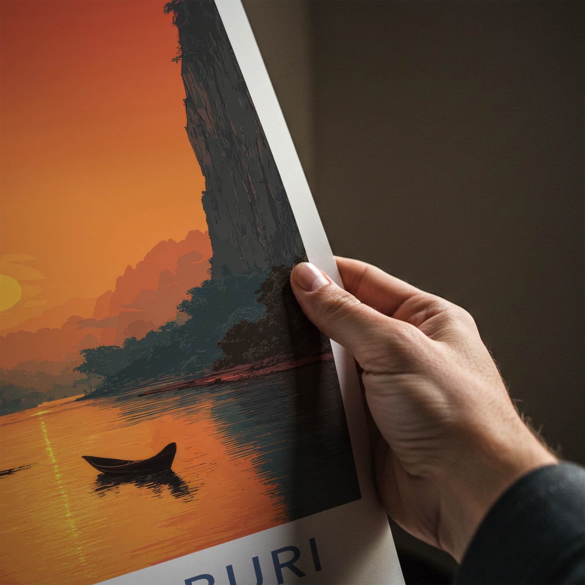 Kanchanaburi Poster - Thailand Art Print