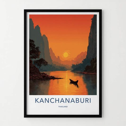 Kanchanaburi Poster - Thailand Art Print
