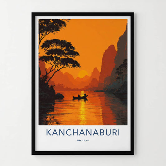 Kanchanaburi Poster - Thailand Wall Art