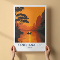 Kanchanaburi Poster - Thailand Wall Art