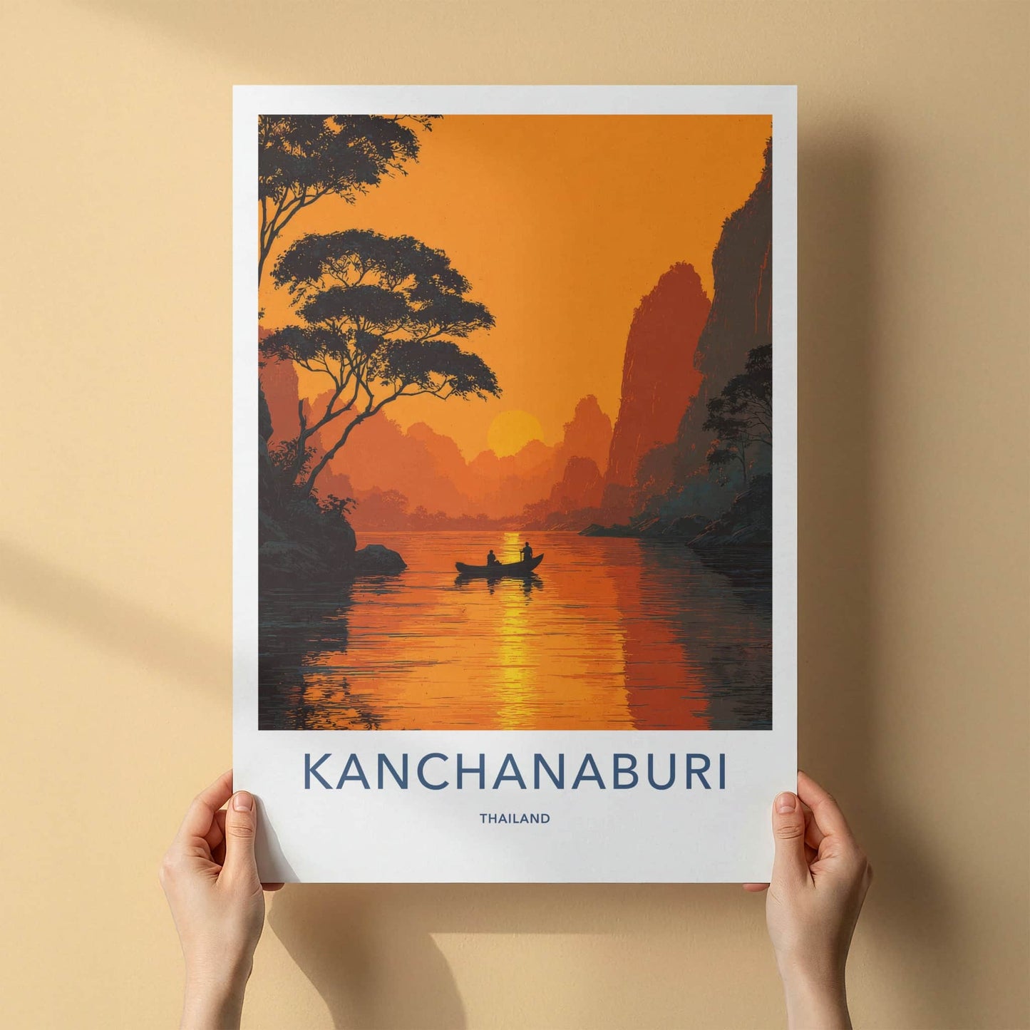 Kanchanaburi Poster - Thailand Wall Art
