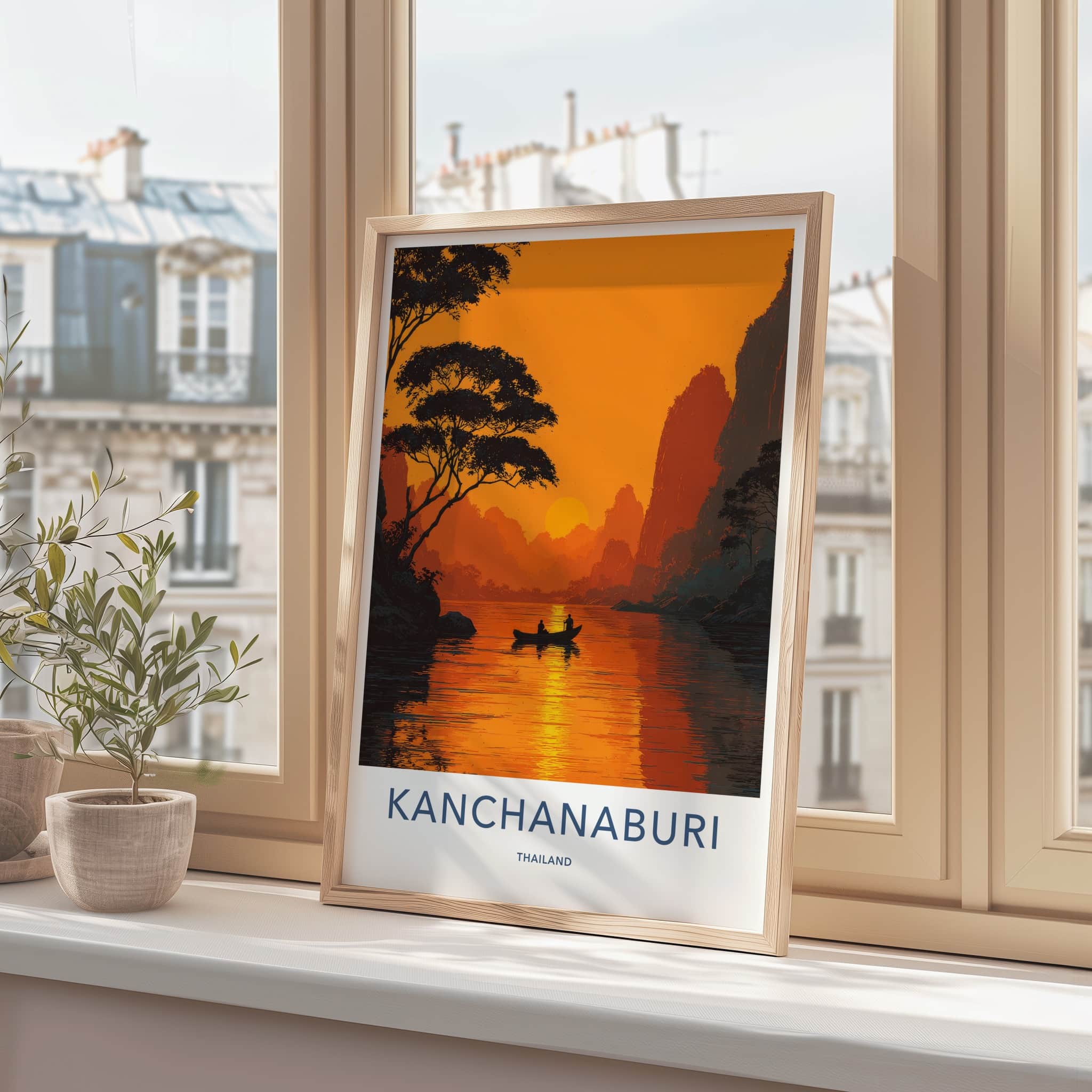 Kanchanaburi Poster - Thailand Wall Art