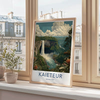 Kaieteur Poster - Guyana Framed Art