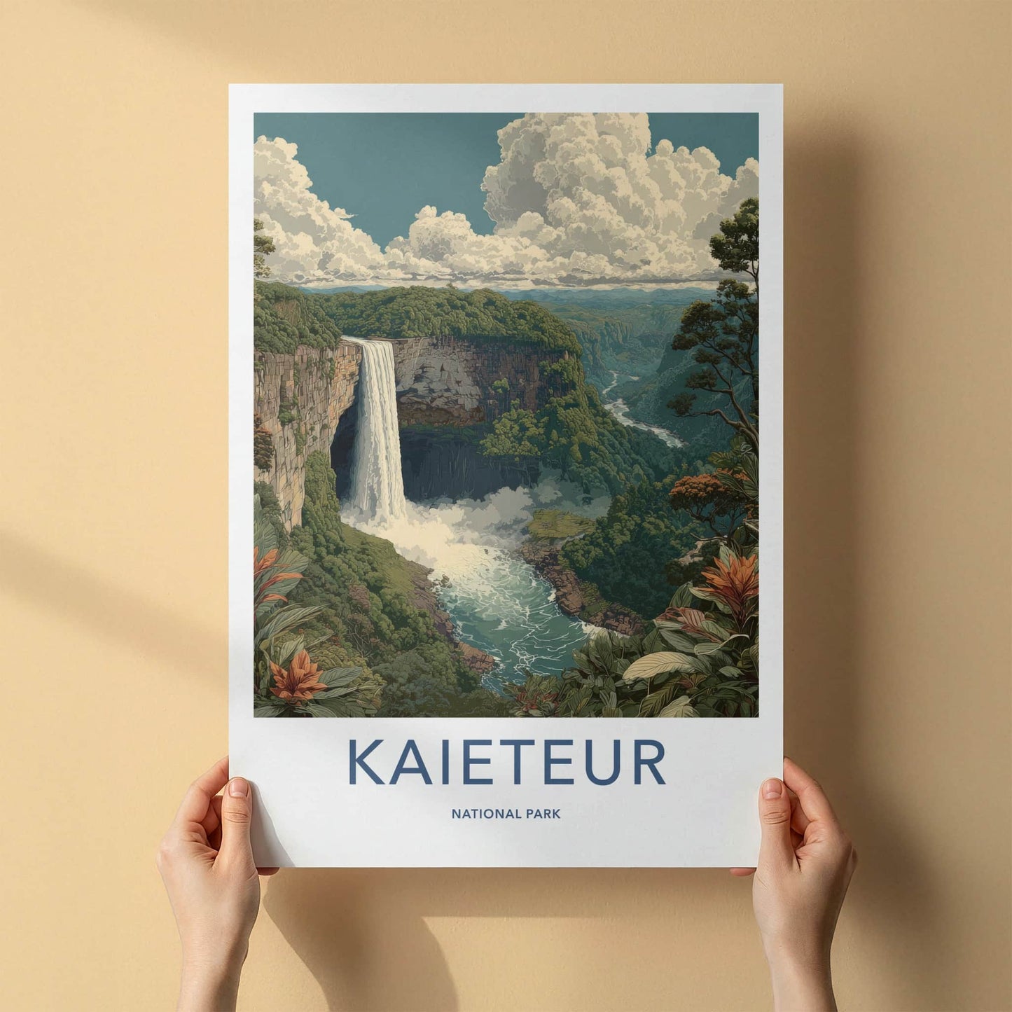 Kaieteur Poster - Guyana Framed Art