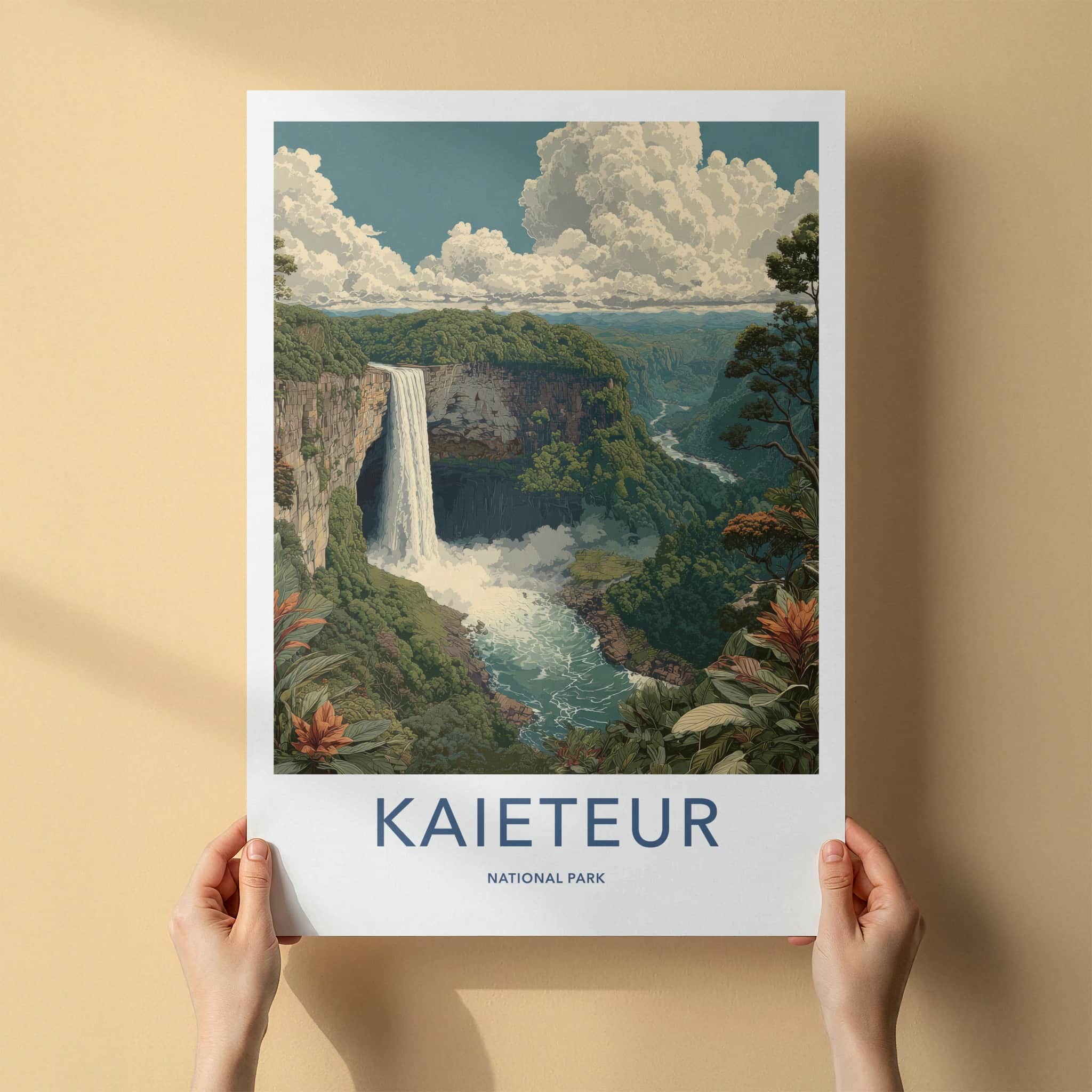 Kaieteur Poster - Guyana Framed Art