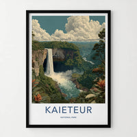 Kaieteur Poster - Guyana Framed Art