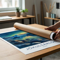 Jokulsarlon Poster - Iceland Travel Art