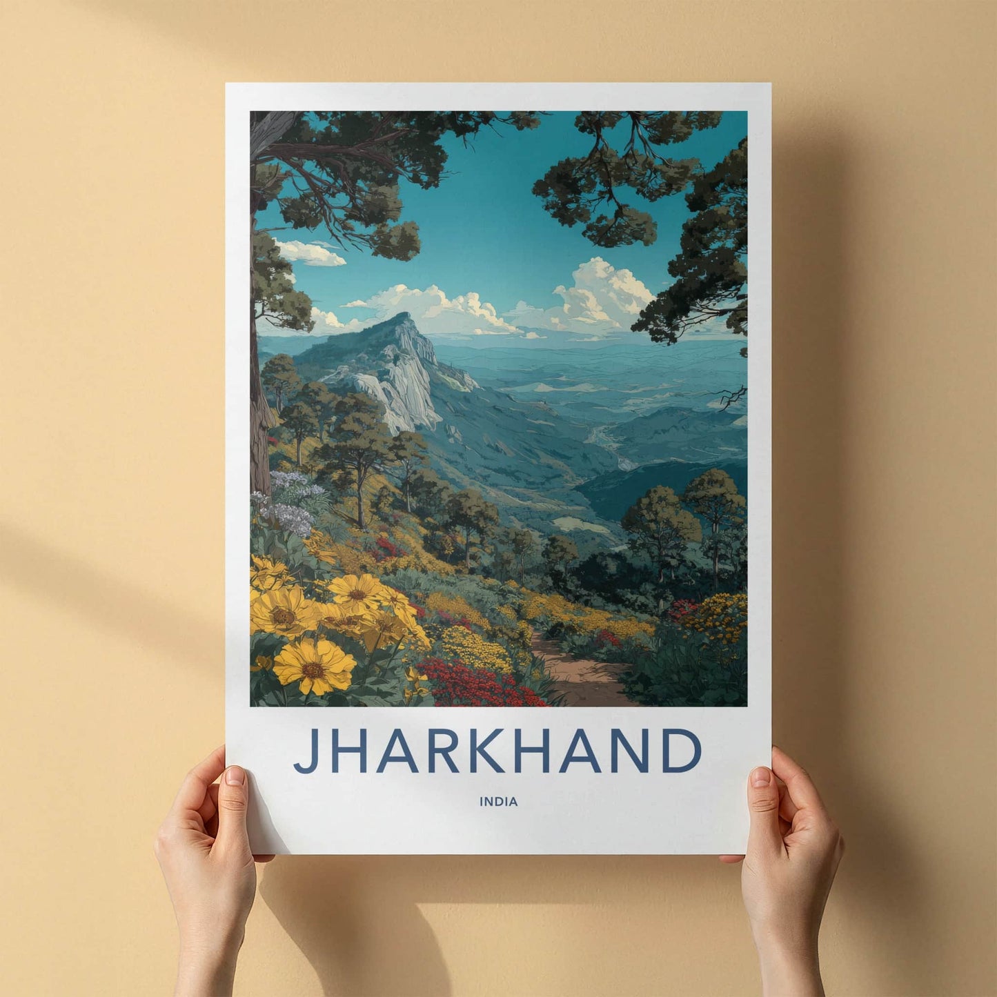 Jharkhand Poster - India Art Print