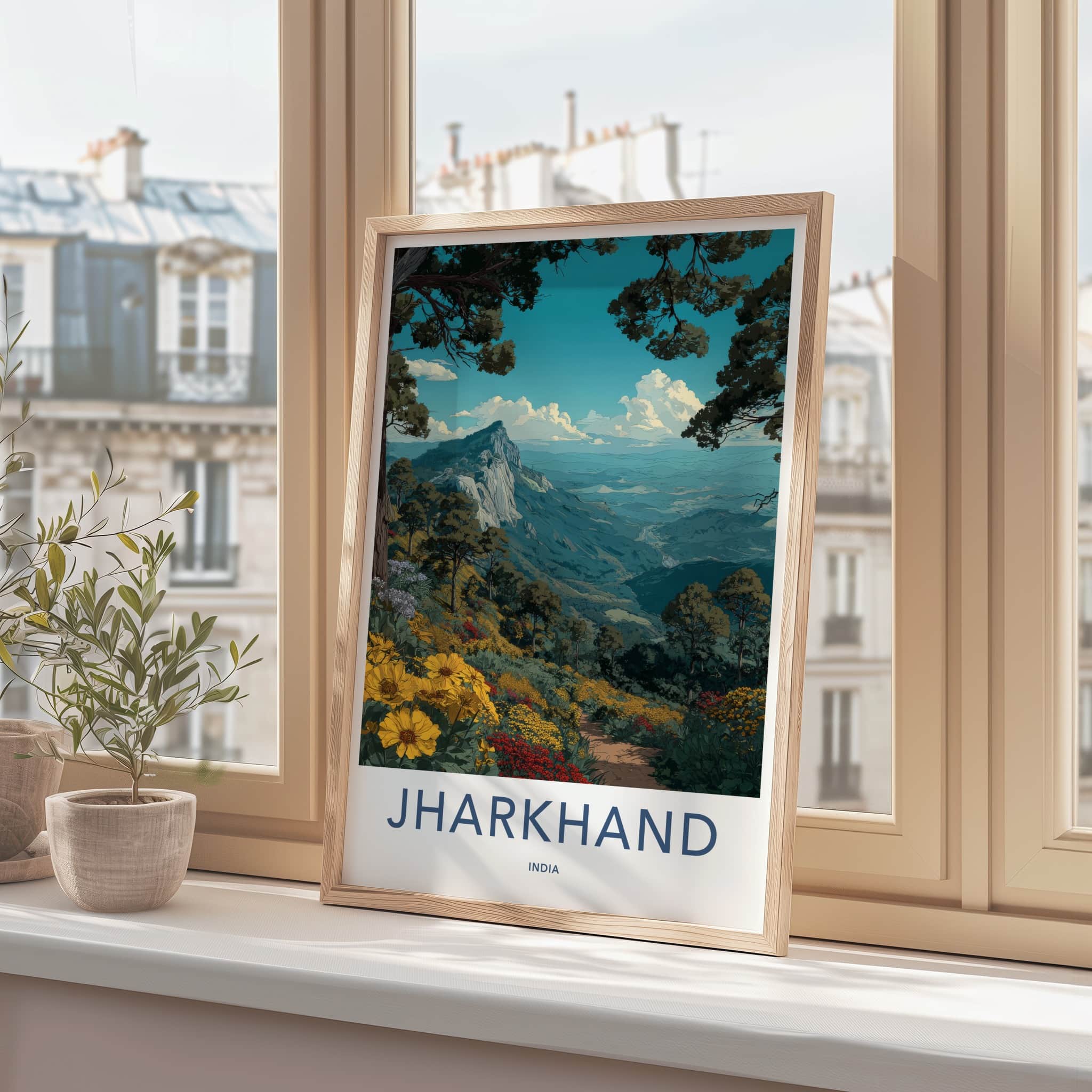 Jharkhand Poster - India Art Print