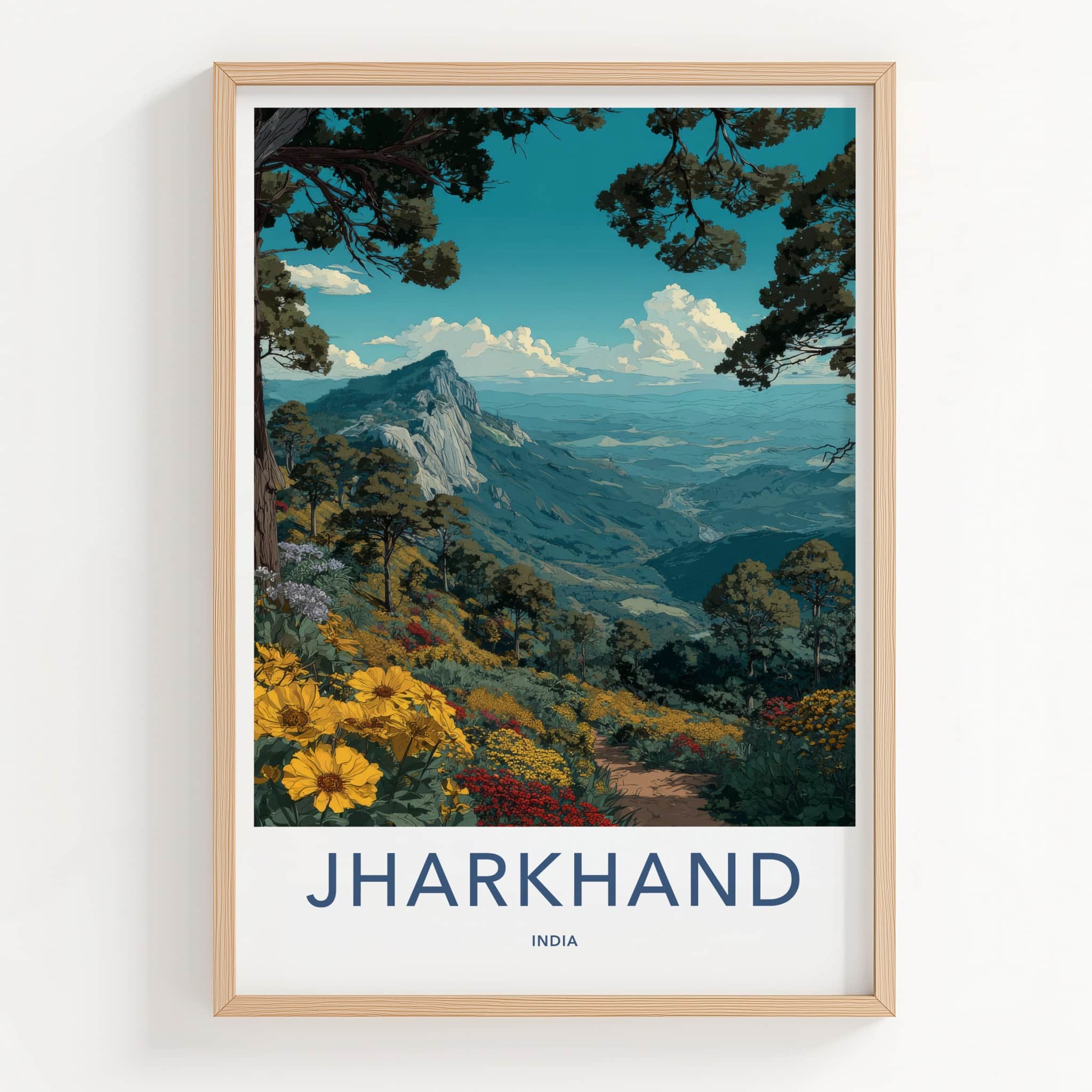 Jharkhand Poster - India Art Print