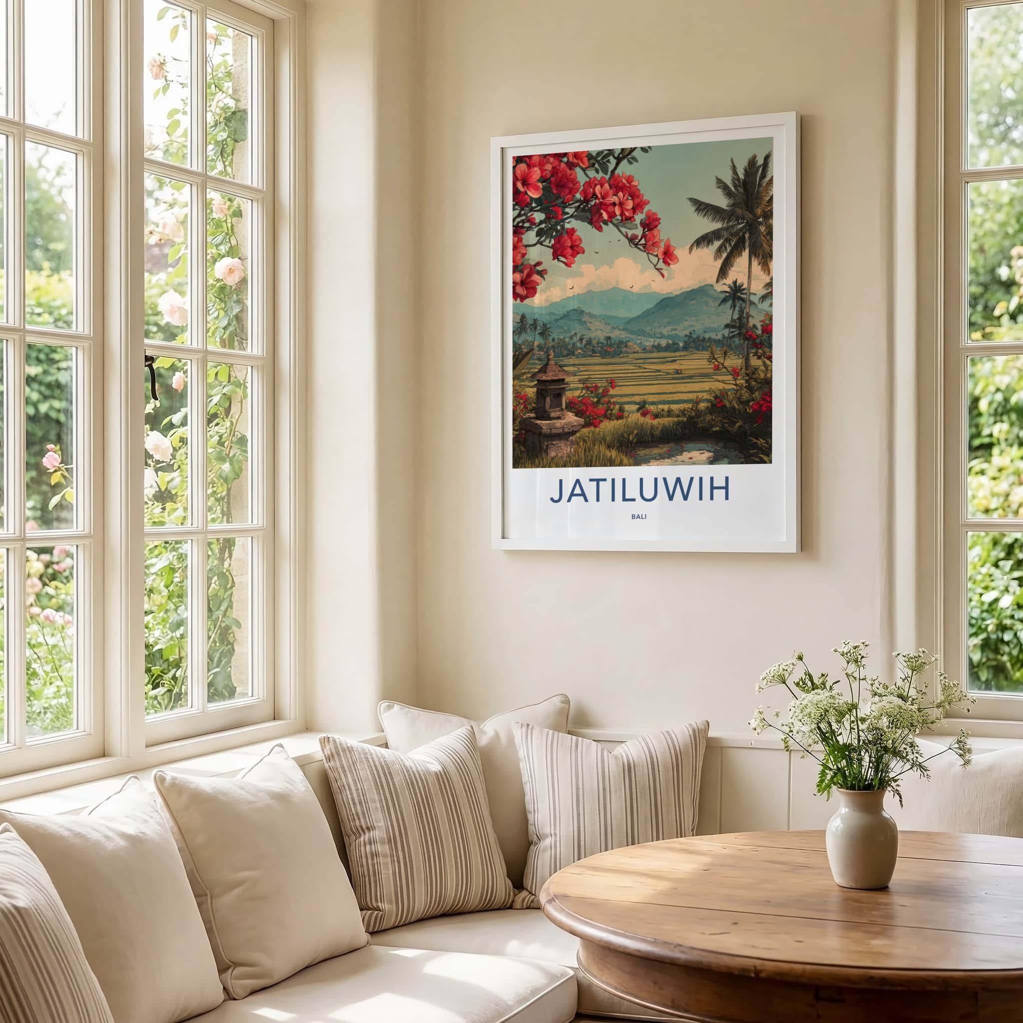 Jatiluwih Poster - Indonesia Fine Art