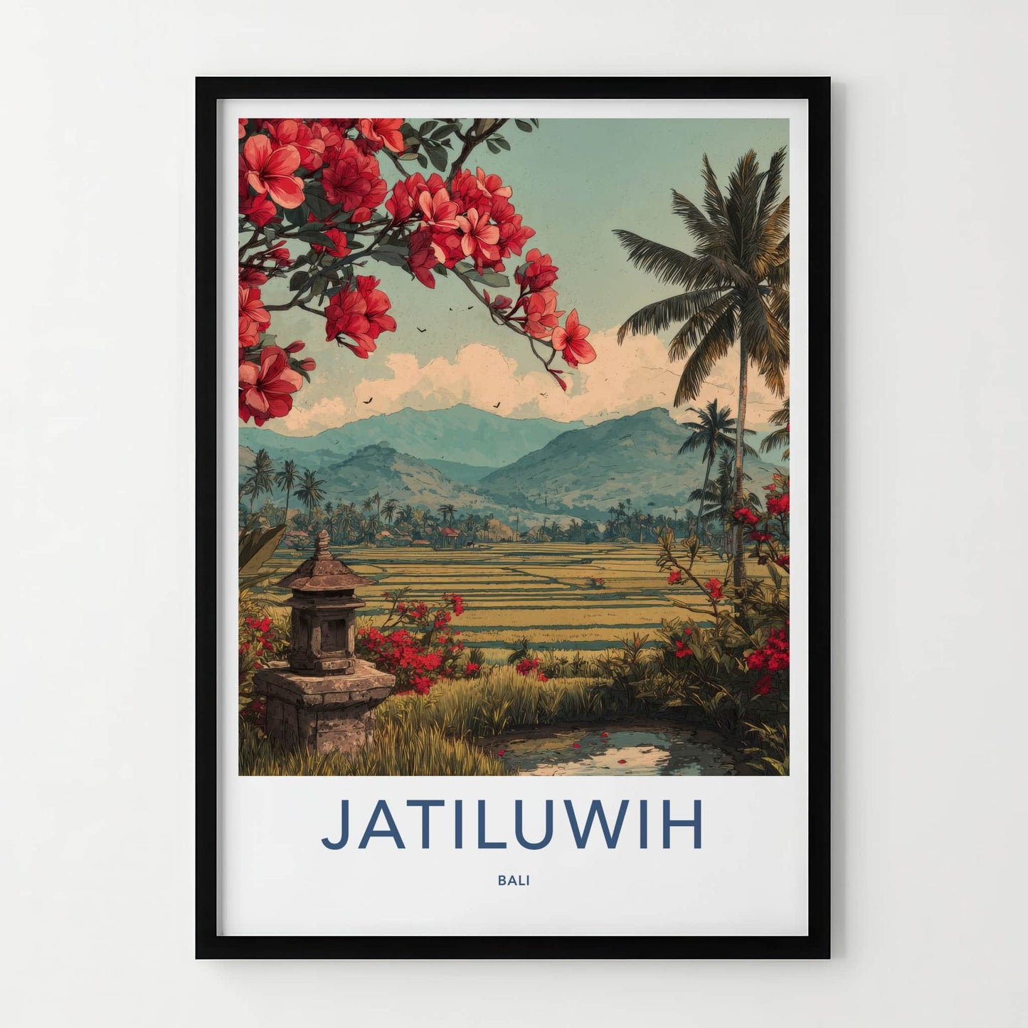 Jatiluwih Poster - Indonesia Fine Art