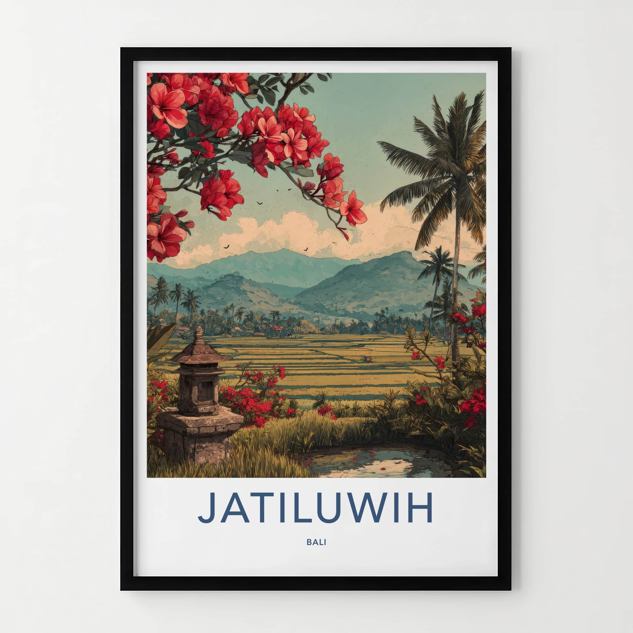 Jatiluwih Poster - Indonesia Fine Art