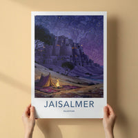 Jaisalmer Poster - India Framed Art