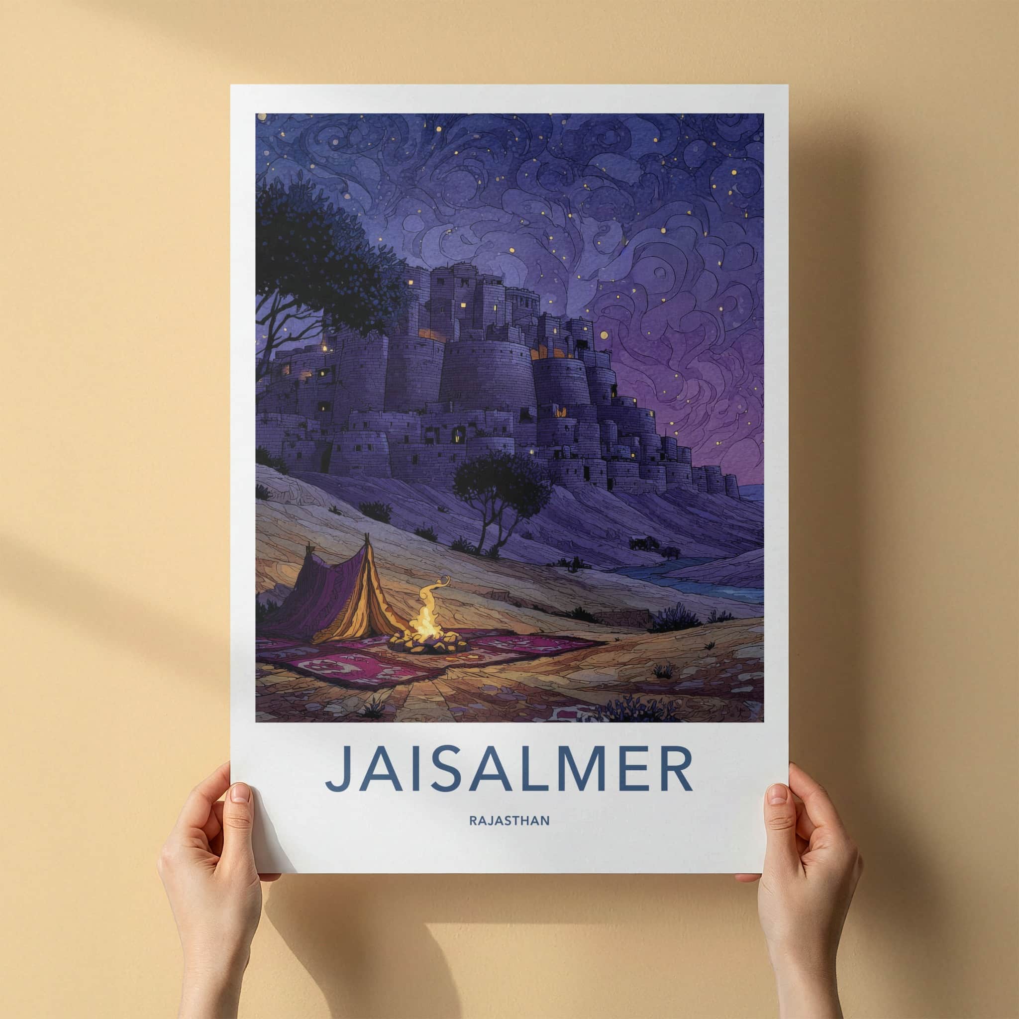 Jaisalmer Poster - India Framed Art