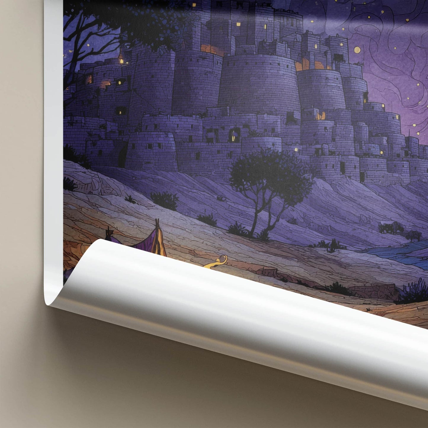 Jaisalmer Poster - India Framed Art