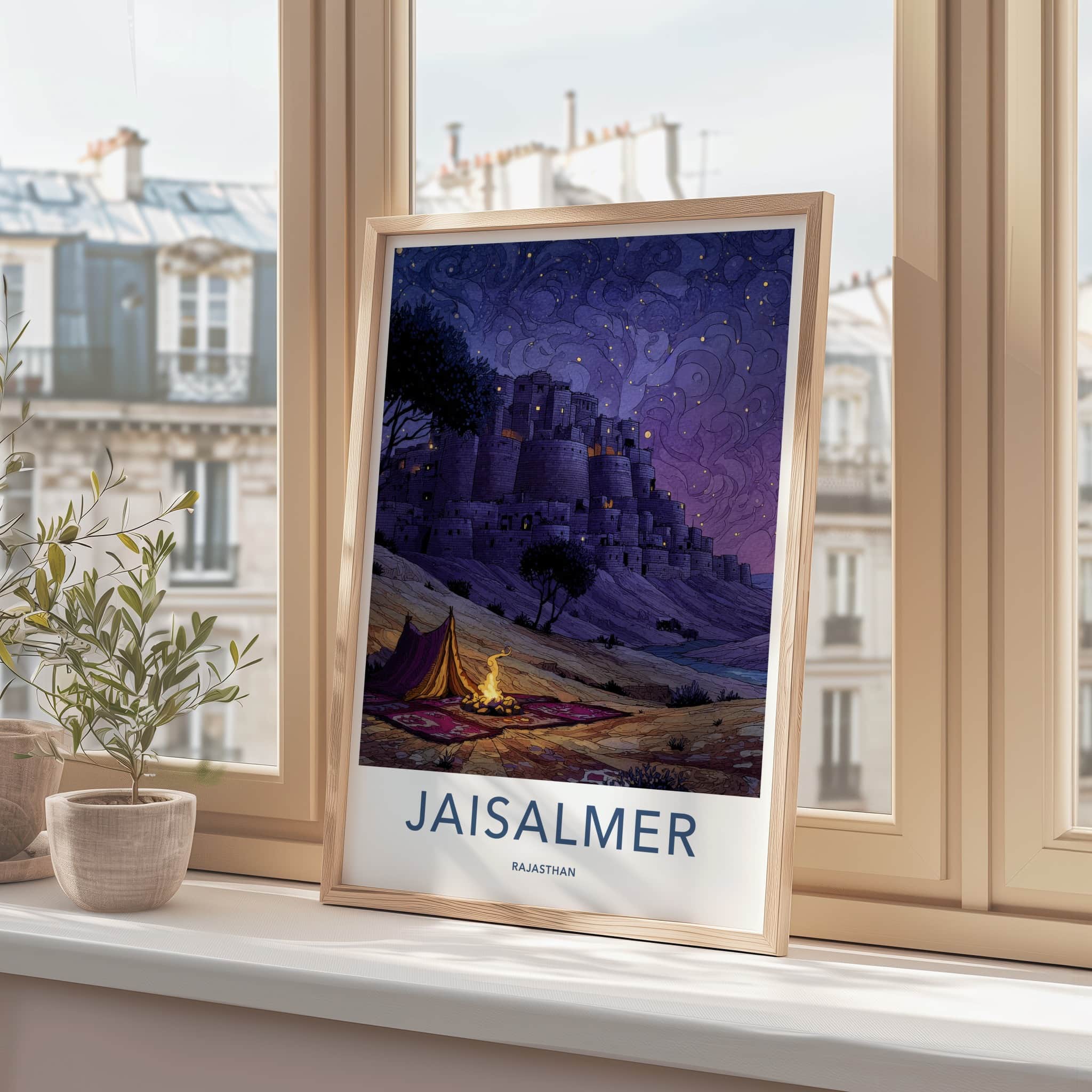 Jaisalmer Poster - India Framed Art
