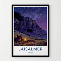 Jaisalmer Poster - India Framed Art