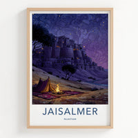 Jaisalmer Poster - India Framed Art