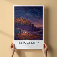Jaisalmer Fort Poster - India Travel Print