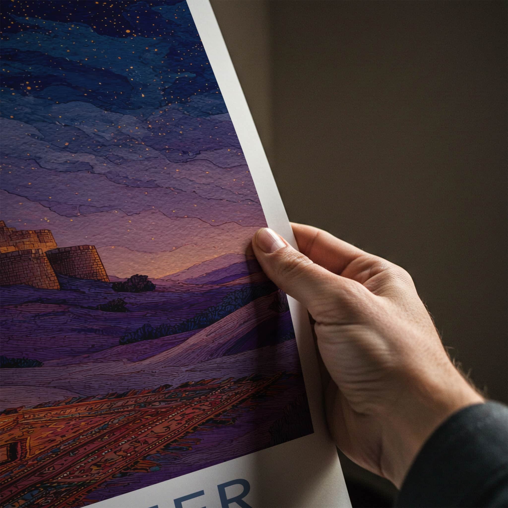 Jaisalmer Fort Poster - India Travel Print