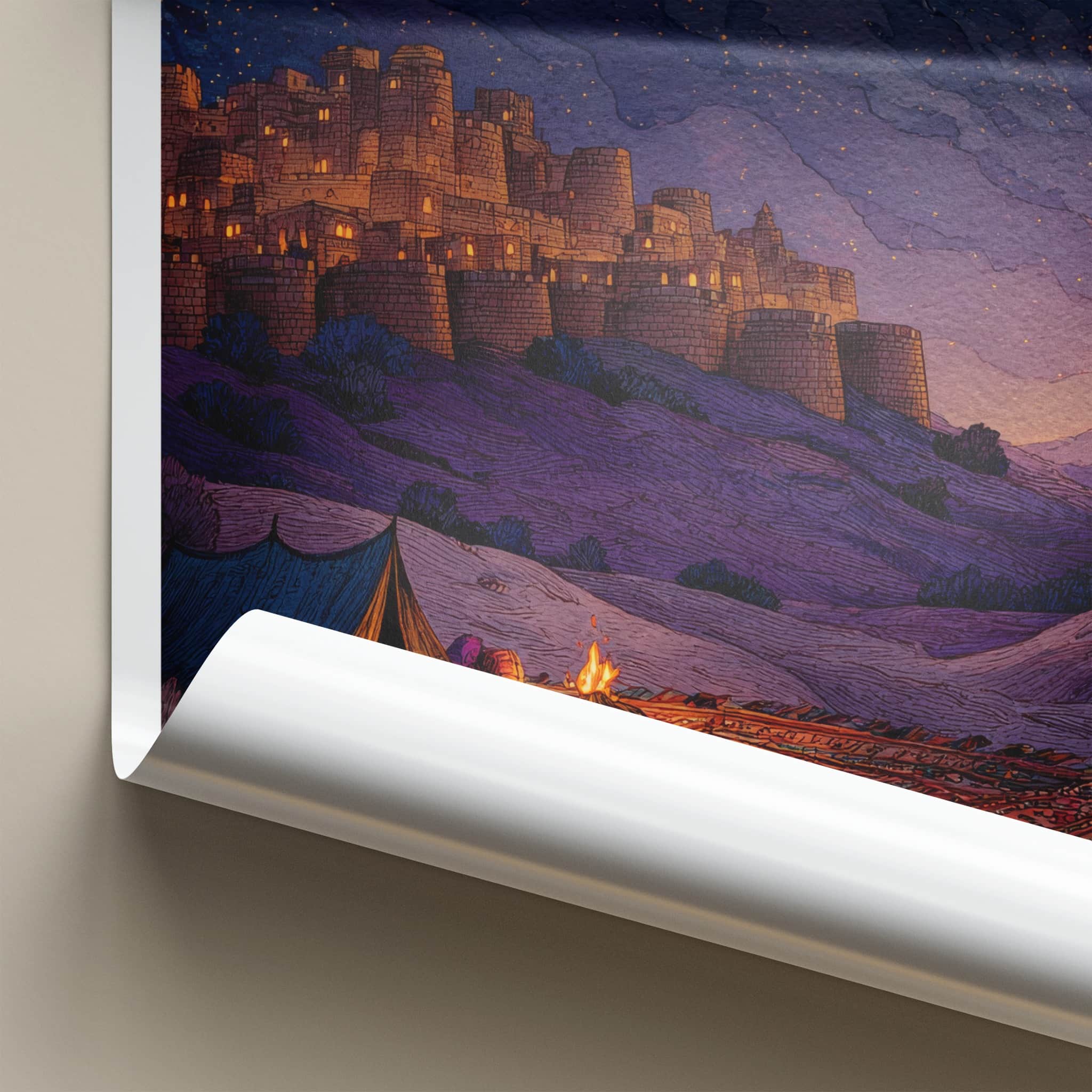 Jaisalmer Fort Poster - India Travel Print