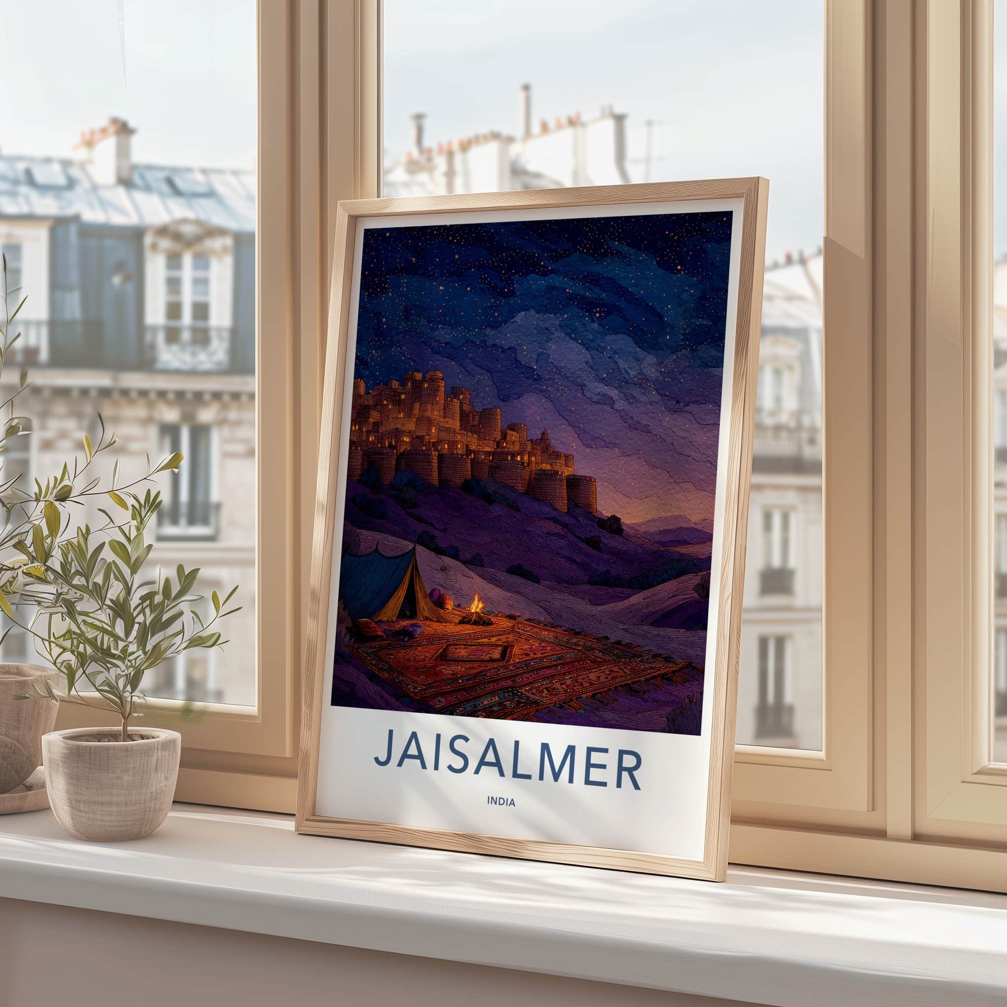 Jaisalmer Fort Poster - India Travel Print