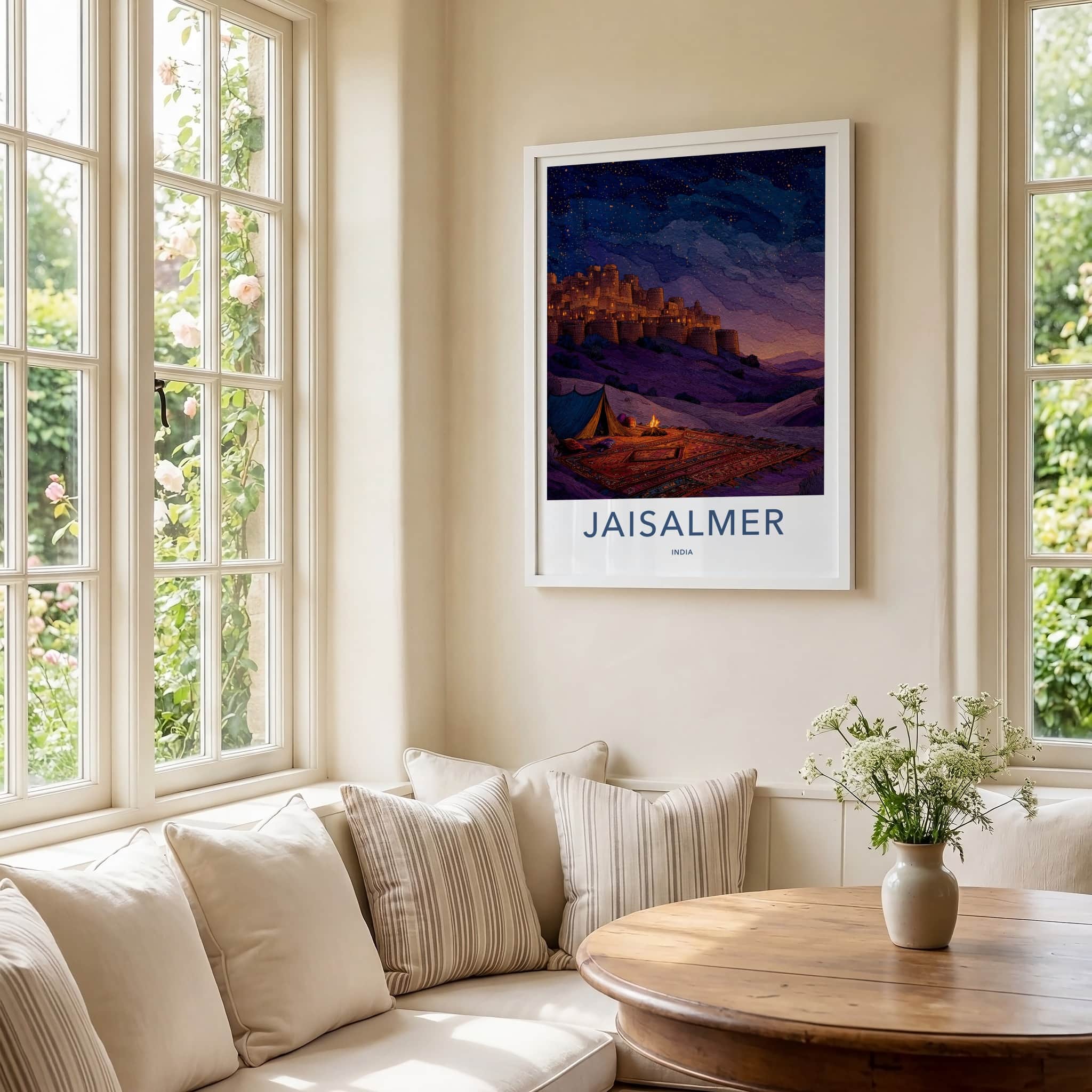 Jaisalmer Fort Poster - India Travel Print