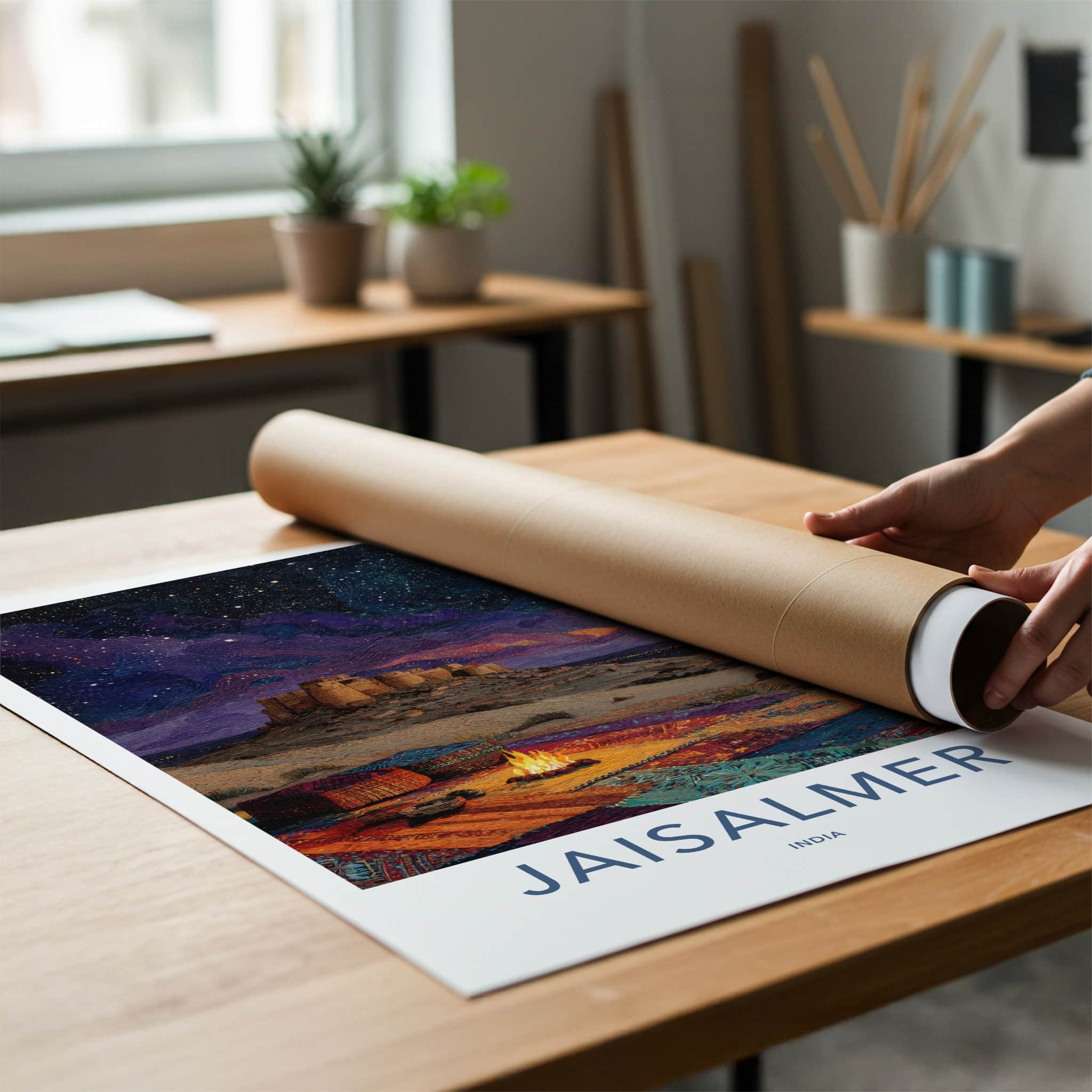 Jaisalmer Poster - India Art Print