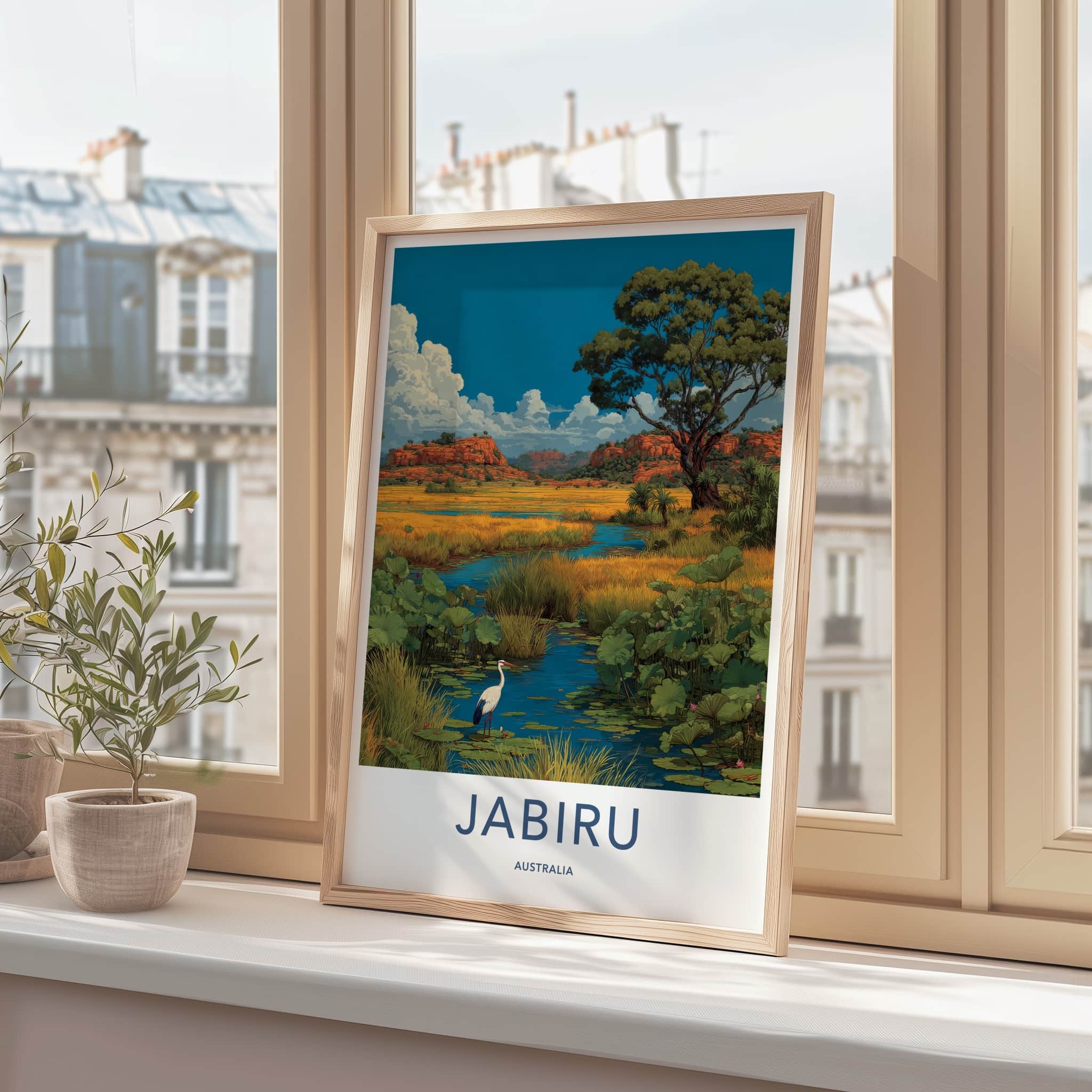 Jabiru Poster - Australia Wall Art