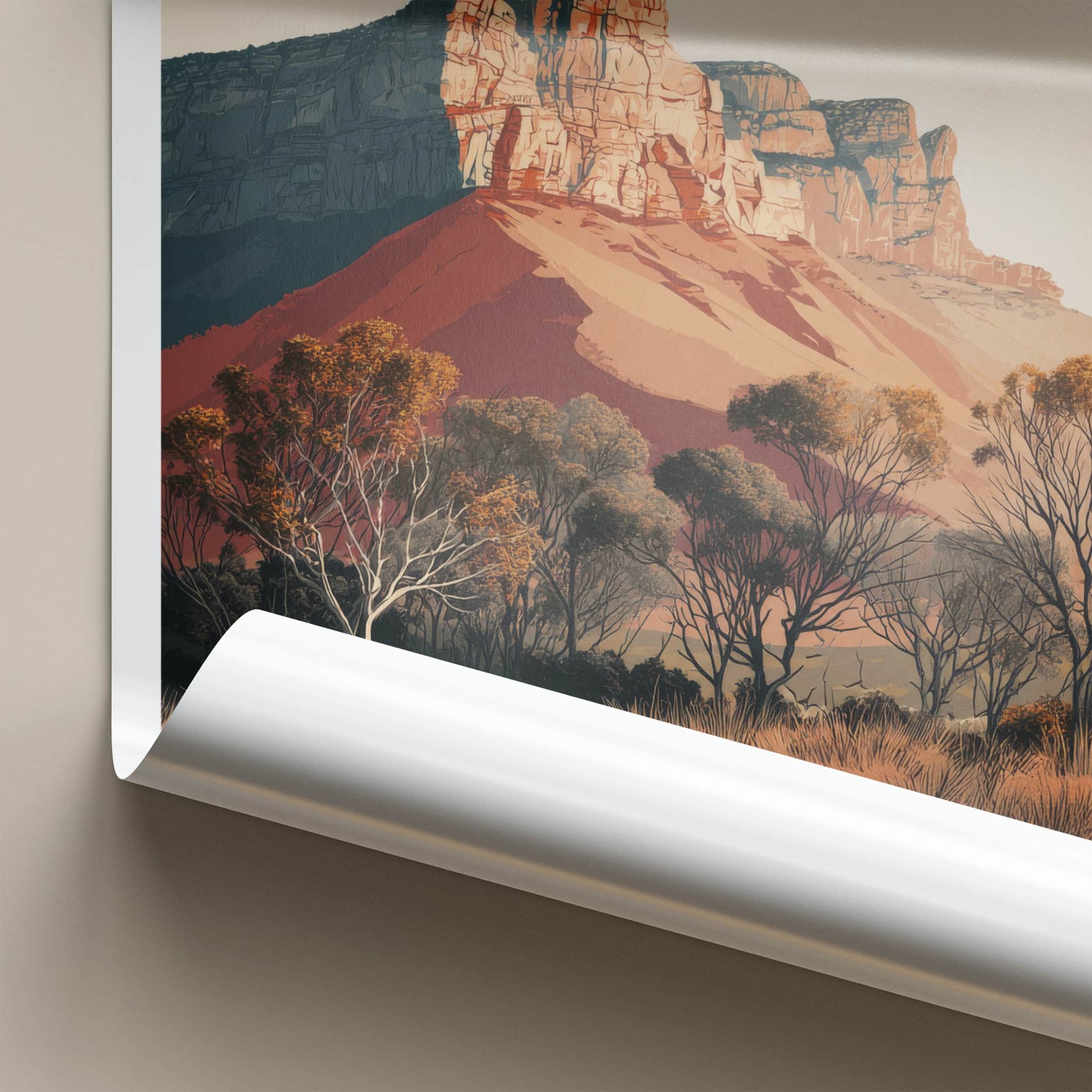 Ikara Poster - Australia Framed Print