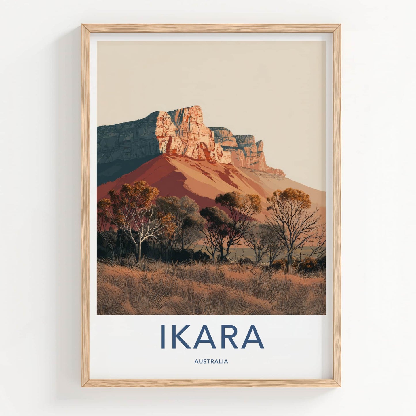 Ikara Poster - Australia Framed Print
