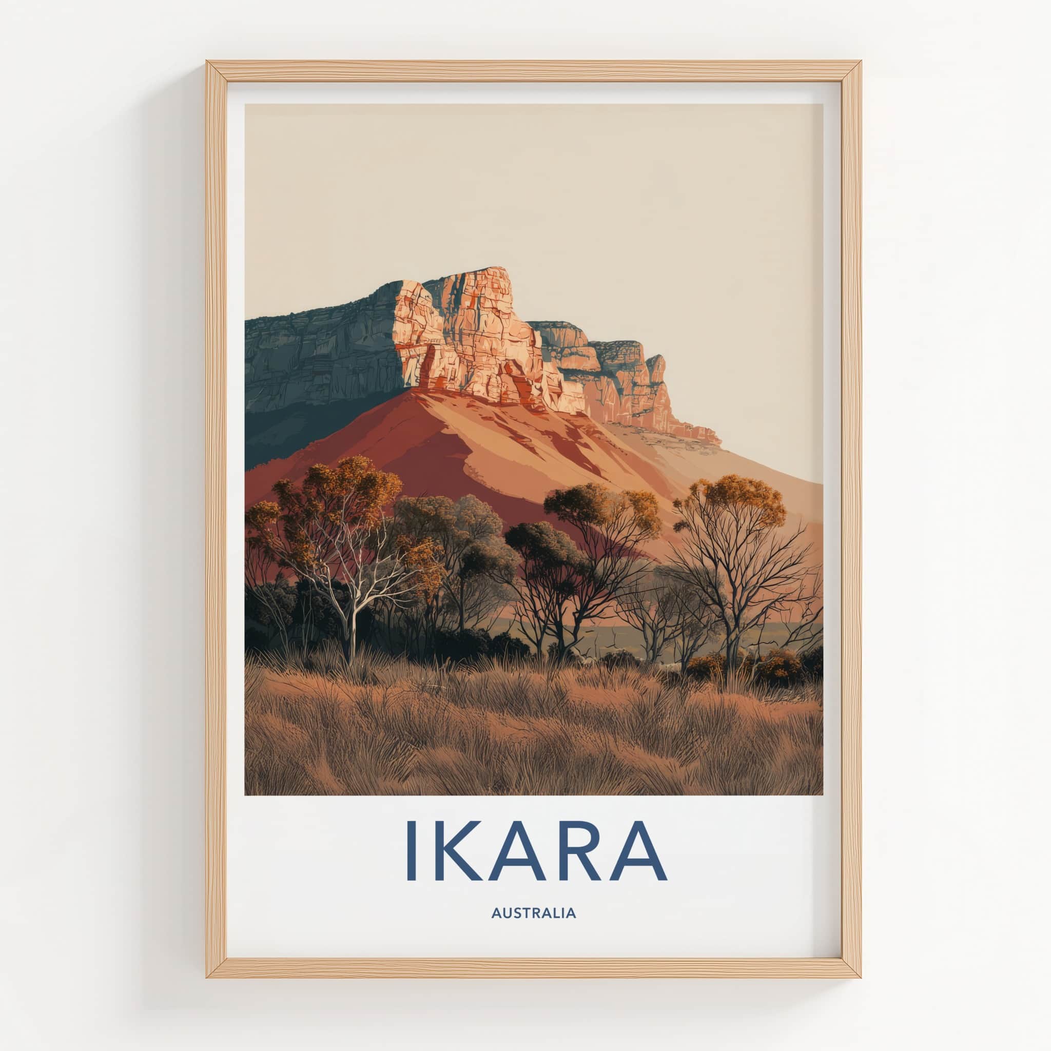 Ikara Poster - Australia Framed Print