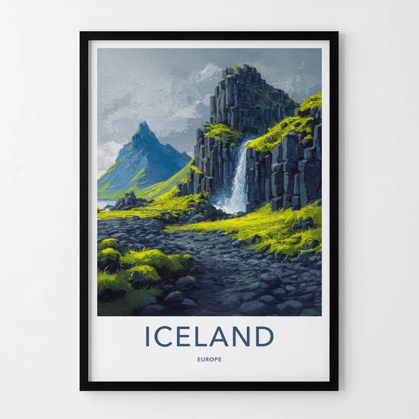 Basalt Columns Poster - Iceland Fine Art