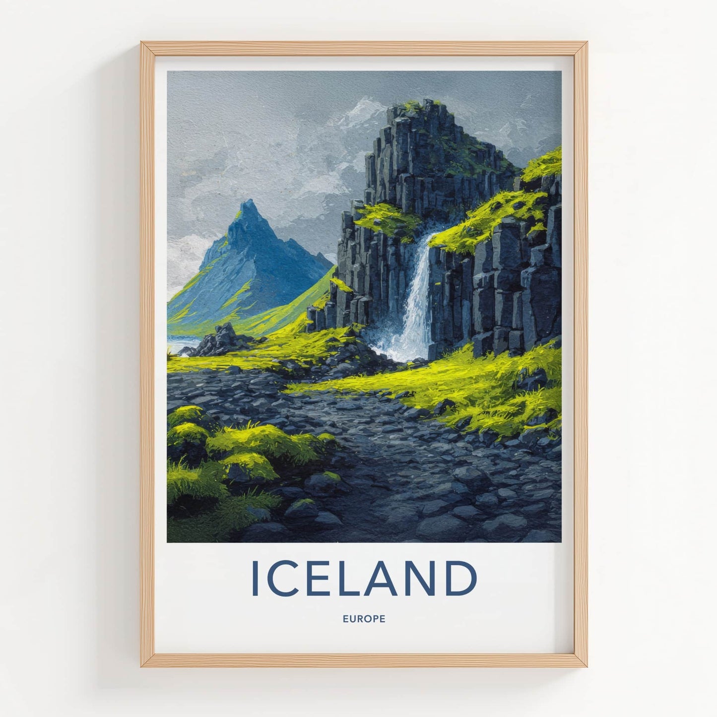 Basalt Columns Poster - Iceland Fine Art