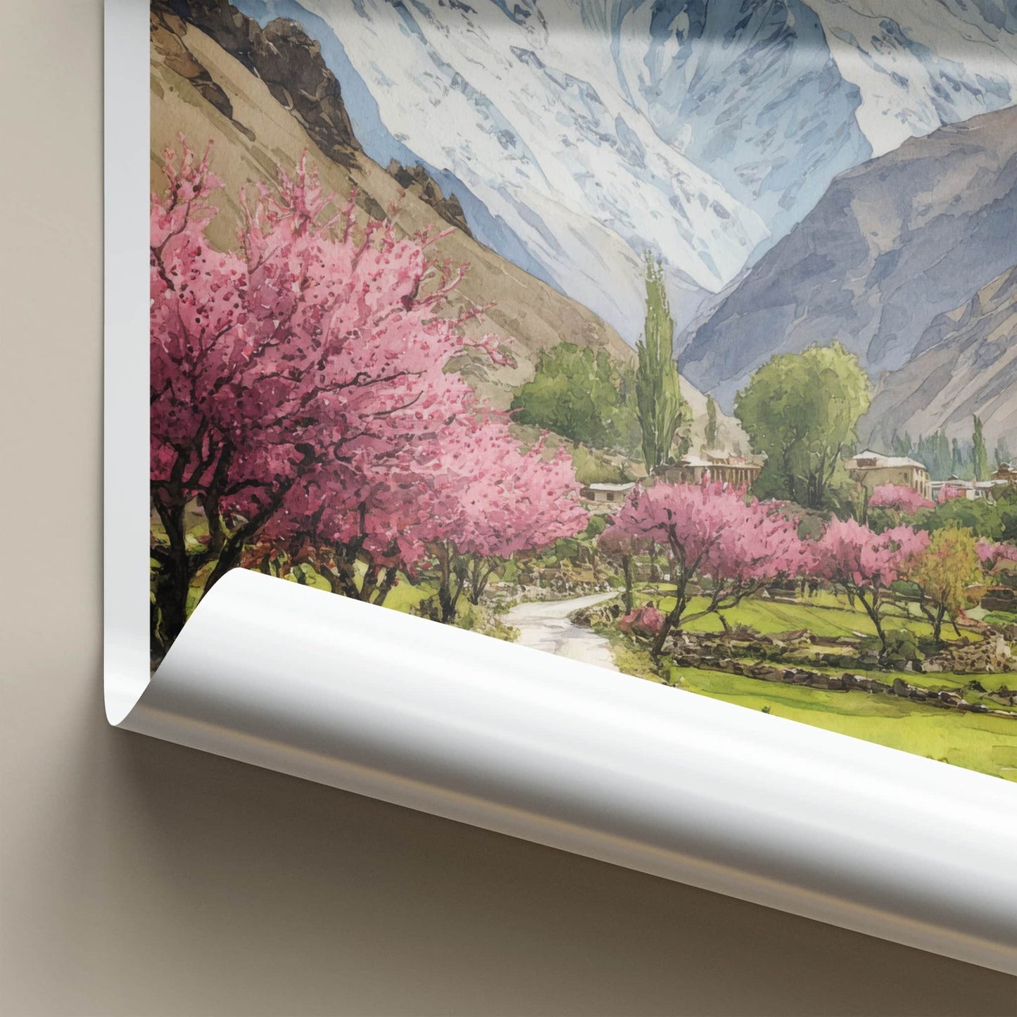 Hunza Valley Poster - Pakistan Framed Art