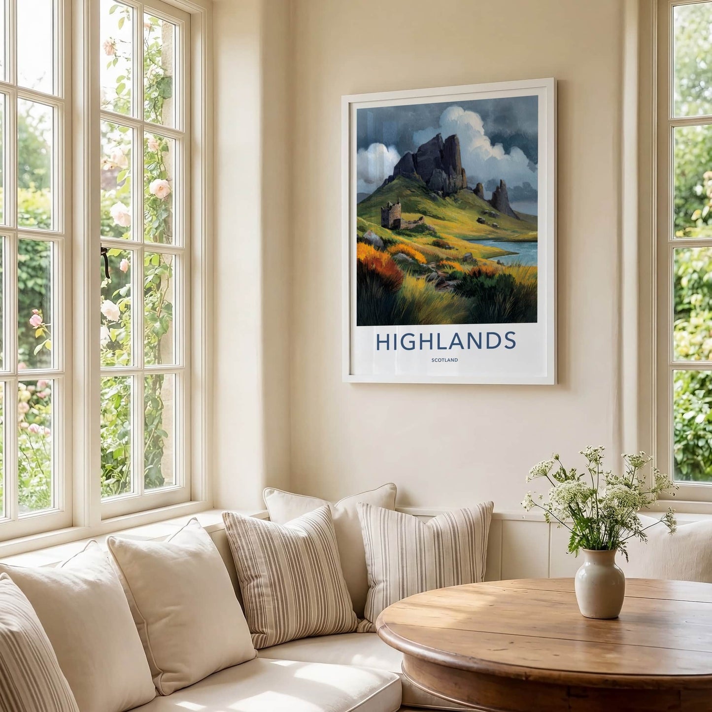 Highlands Poster - Scotland Travel Print