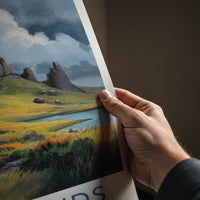 Highlands Poster - Scotland Travel Print