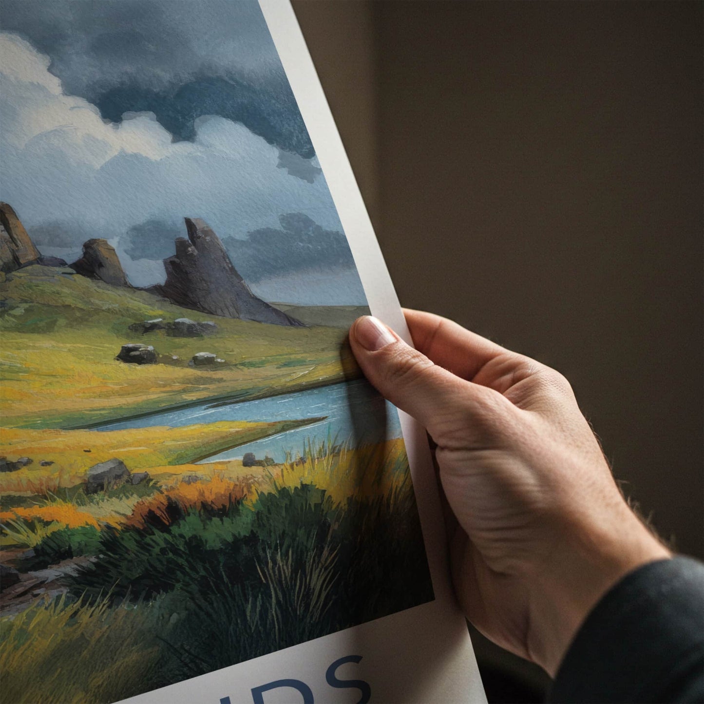 Highlands Poster - Scotland Travel Print