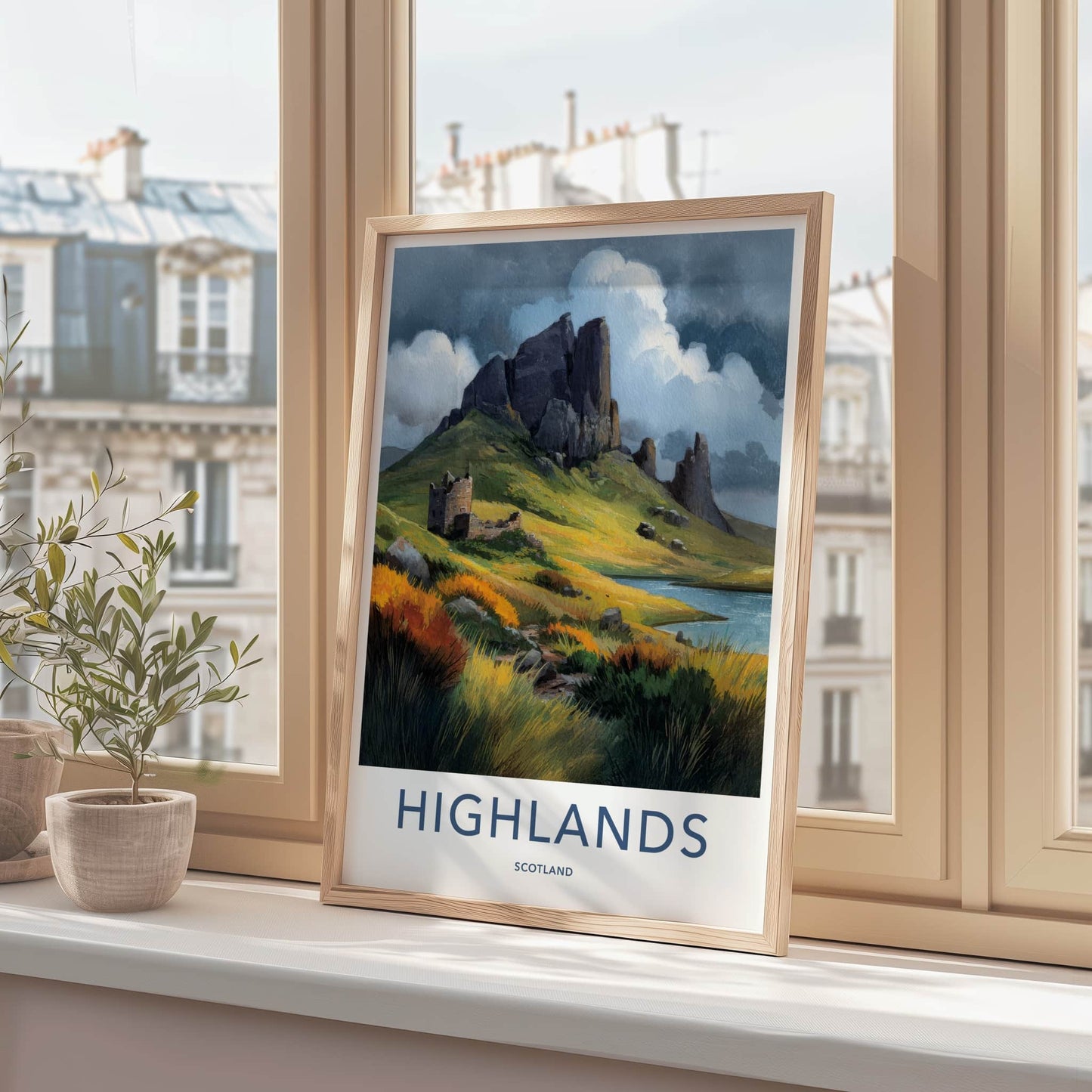 Highlands Poster - Scotland Travel Print