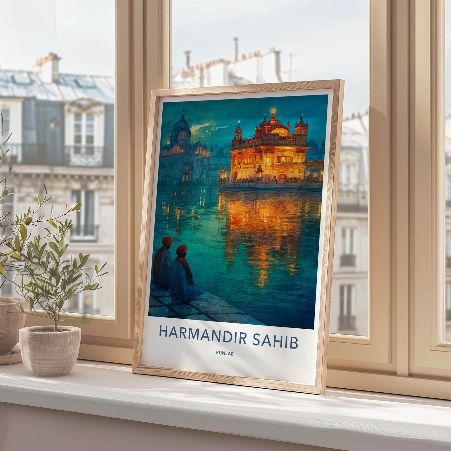 Harmandir Sahib Poster - India Travel Art