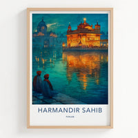 Harmandir Sahib Poster - India Travel Art