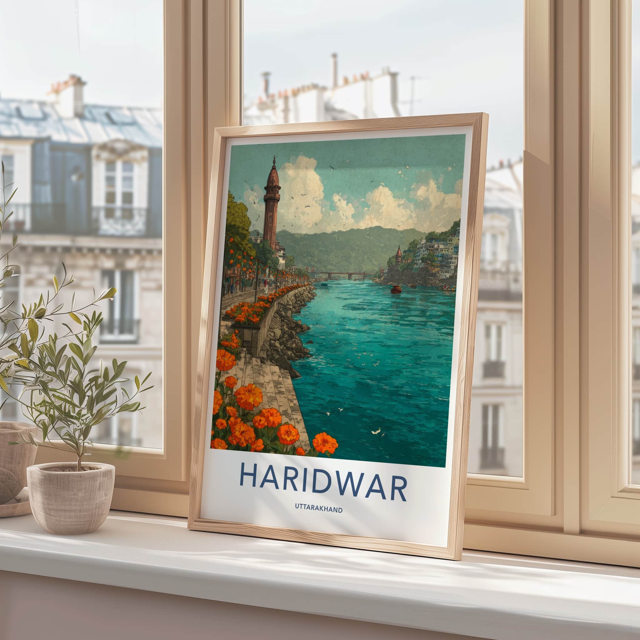 Haridwar Poster - India Art Print