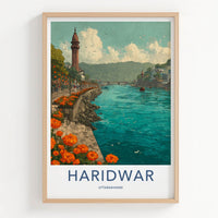 Haridwar Poster - India Art Print