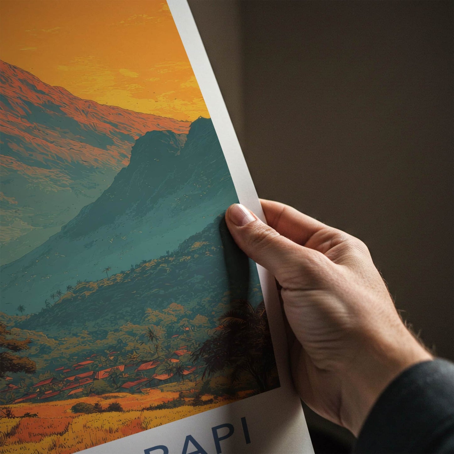 Marapi Poster - Indonesia Wall Art