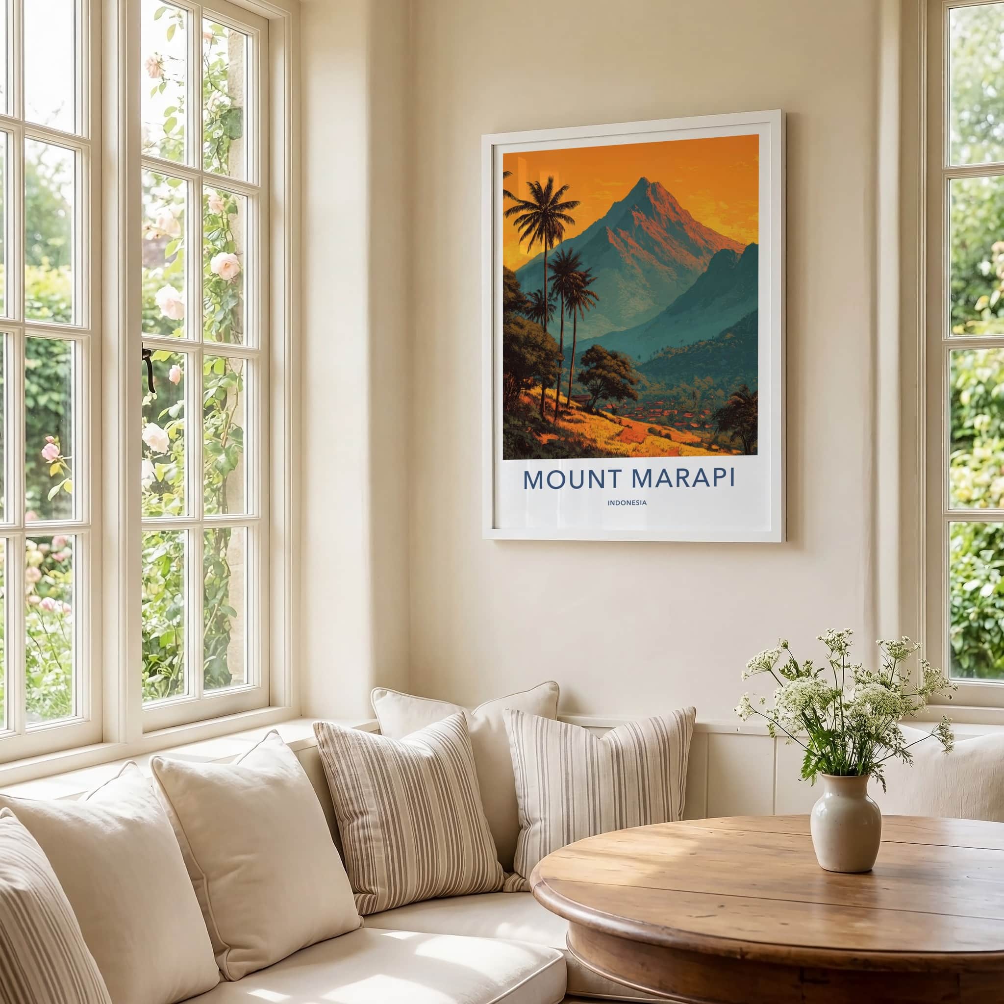 Marapi Poster - Indonesia Wall Art