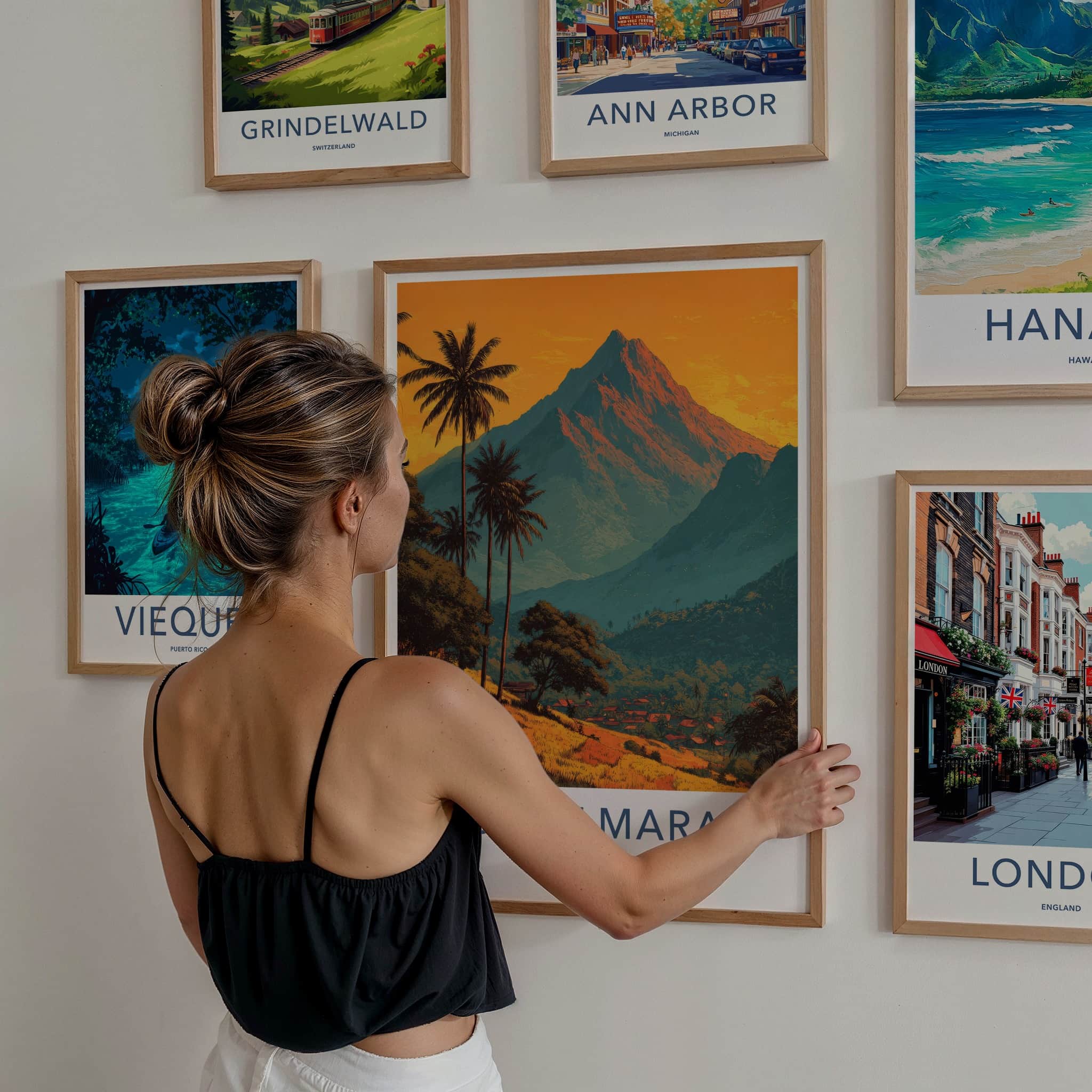 Marapi Poster - Indonesia Wall Art