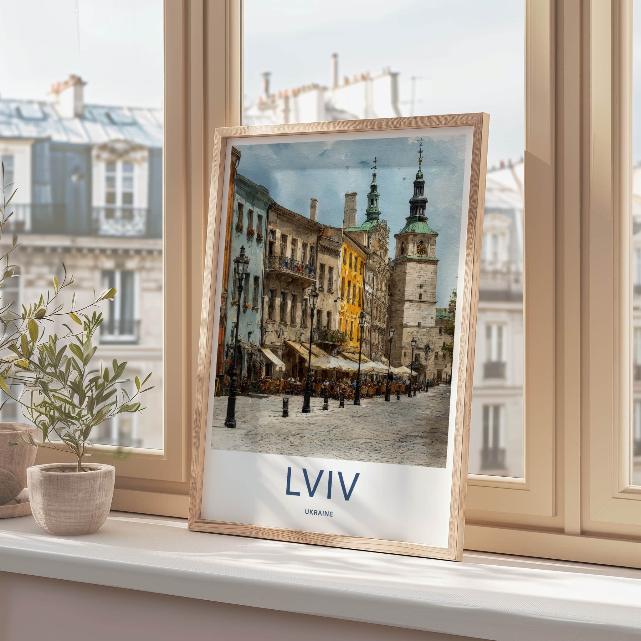 Lviv Poster - Ukraine Wall Art